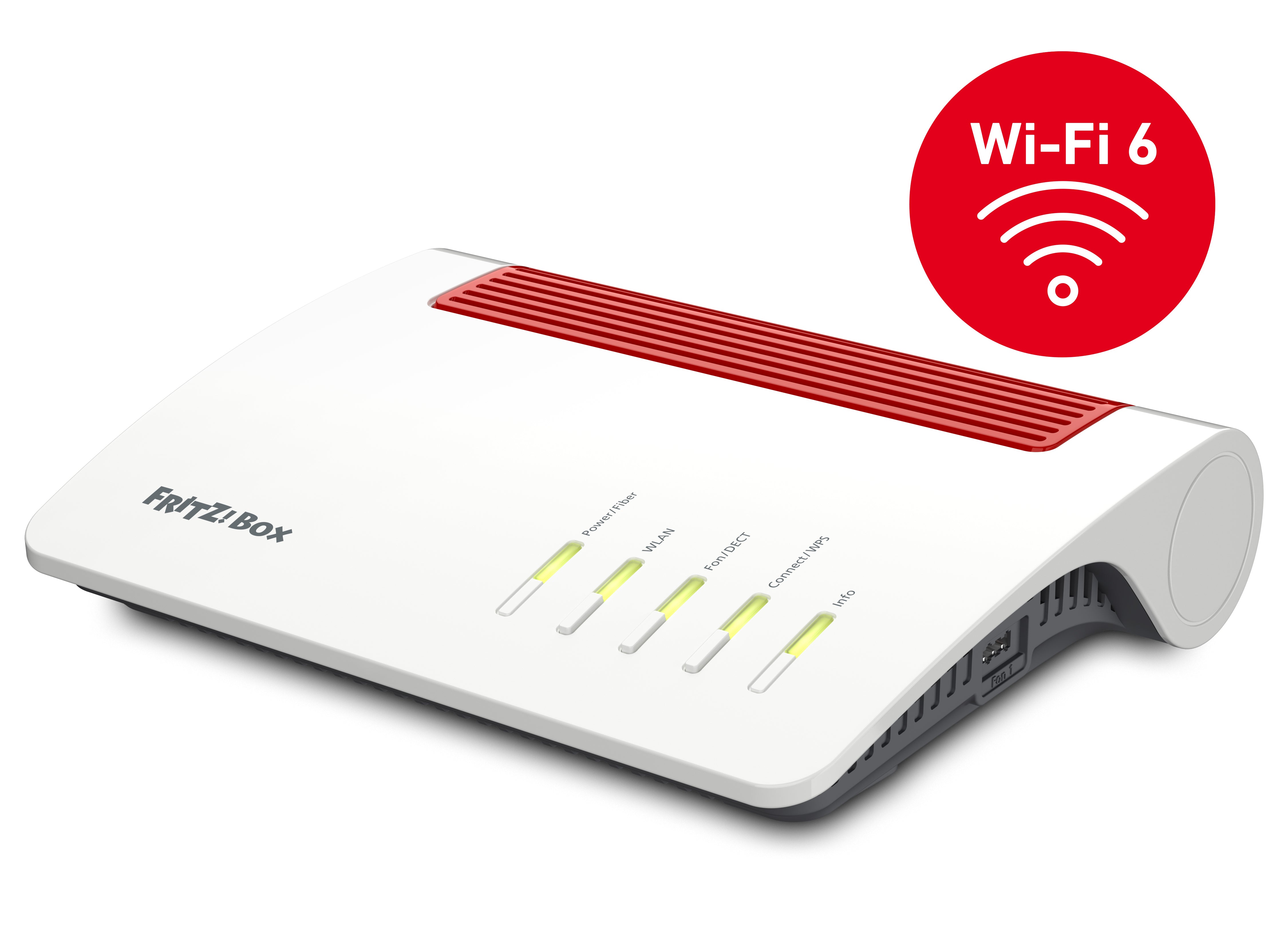 Fritz! Box 5590 Fiber wireless router Gigabit Ethernet Dual-band (2.4 GHz / 5 GHz) White (20002981)