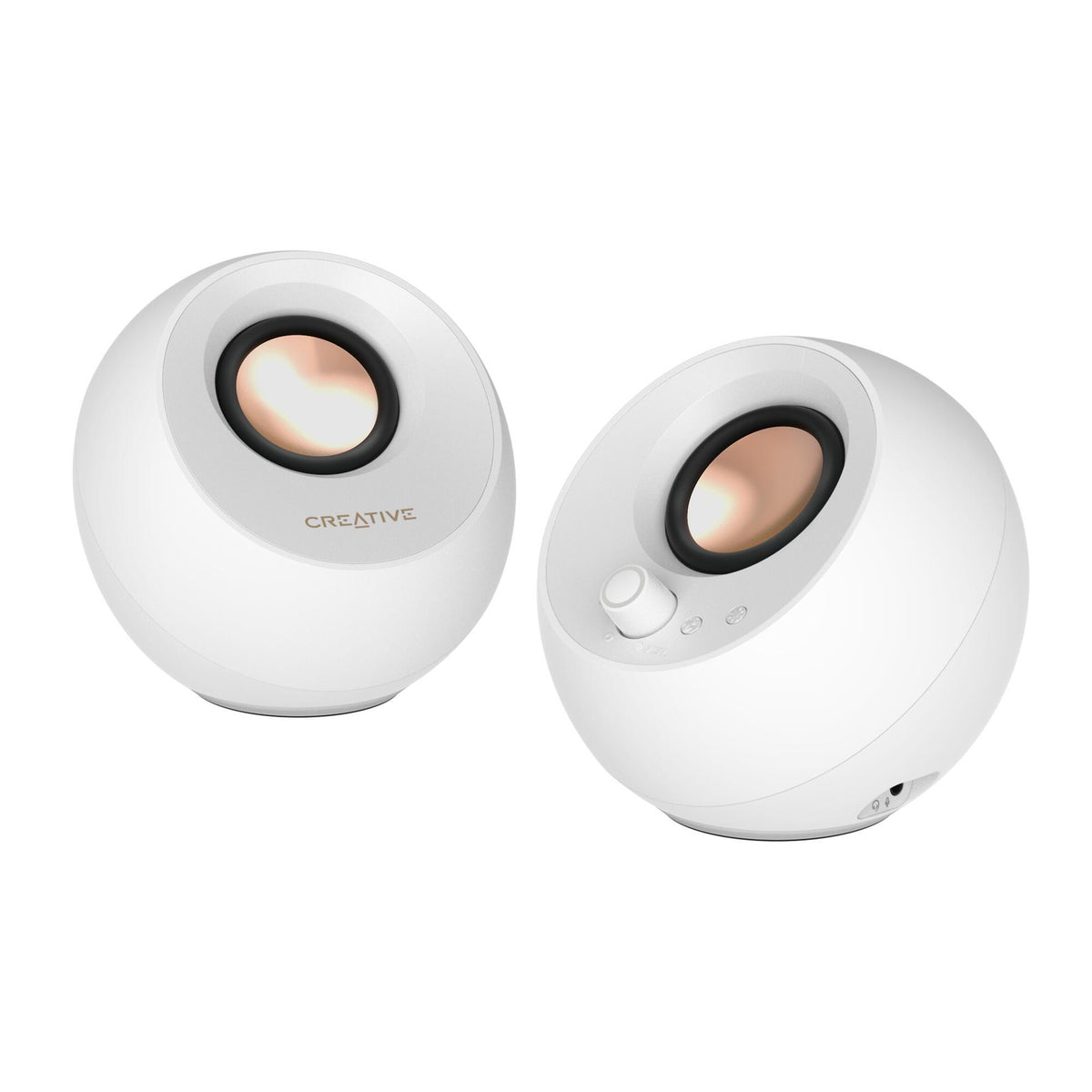 Creative Loudspeaker Pebble Pro (51MF1710AA003) White Doppelpack