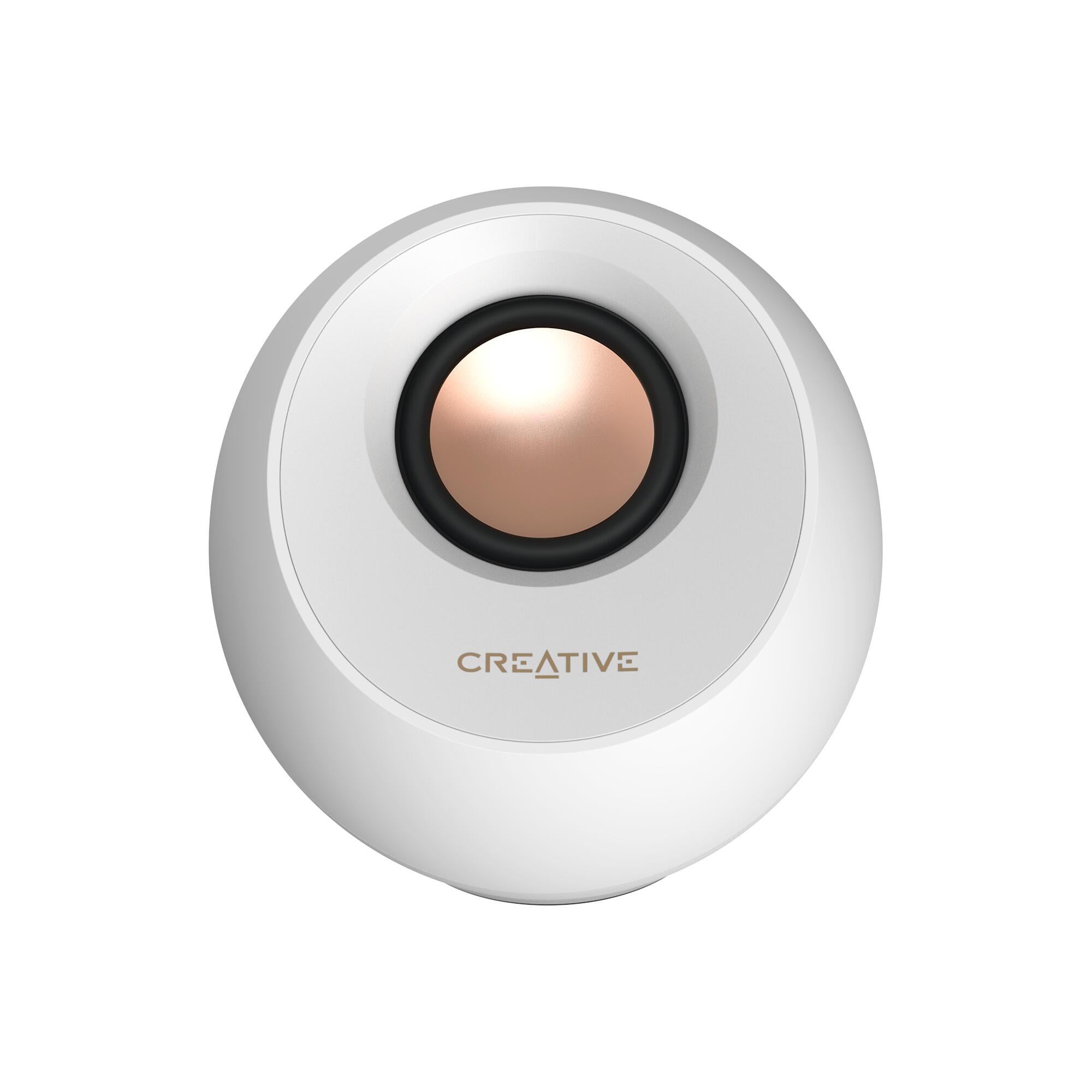 Creative Loudspeaker Pebble Pro (51MF1710AA003) White Doppelpack