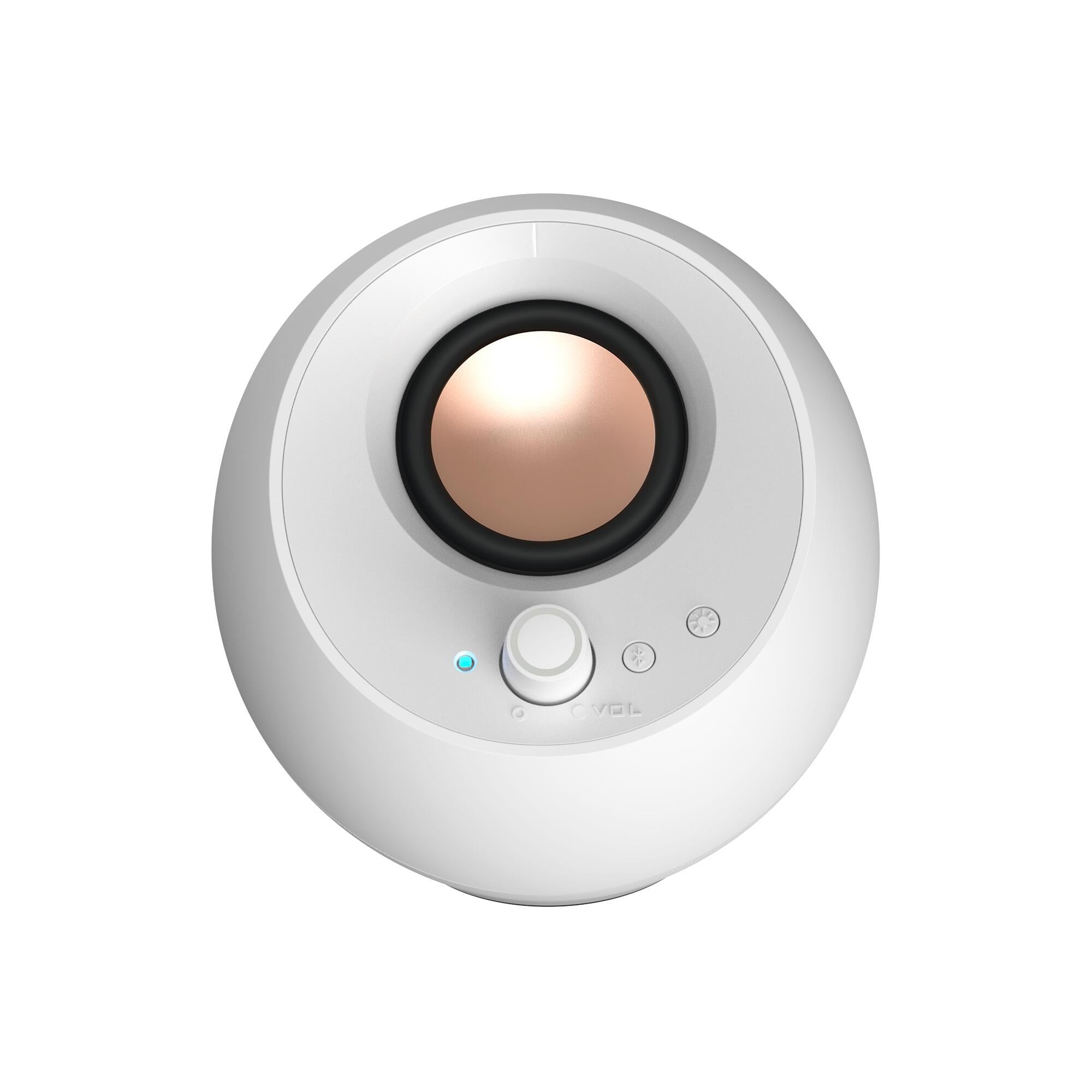 Creative Loudspeaker Pebble Pro (51MF1710AA003) White Doppelpack