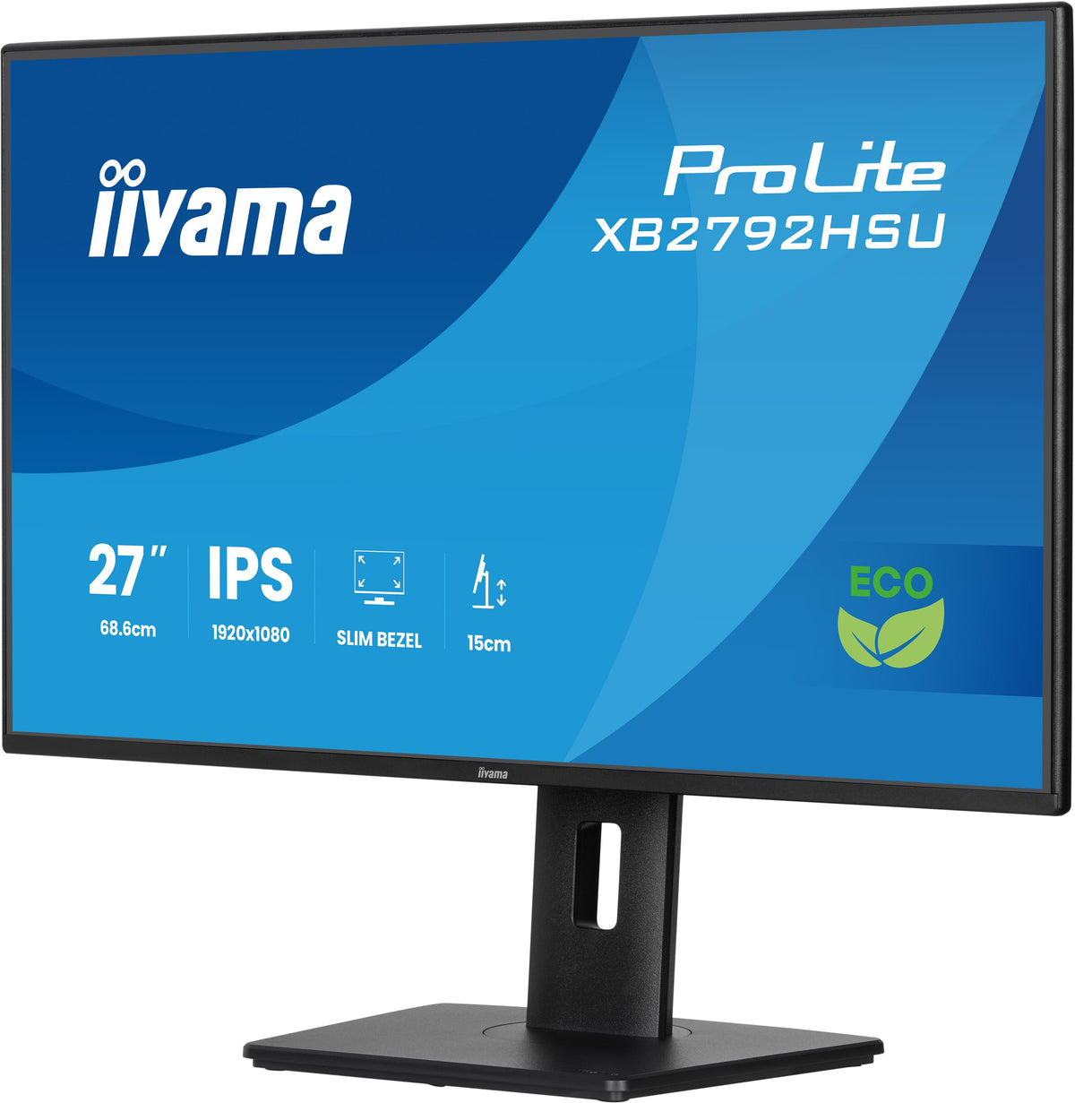 iiyama ProLite XB2792HSU-B1 A computer monitor 68.6 cm (27") 1920 x 1080 pixels Full HD LED Black