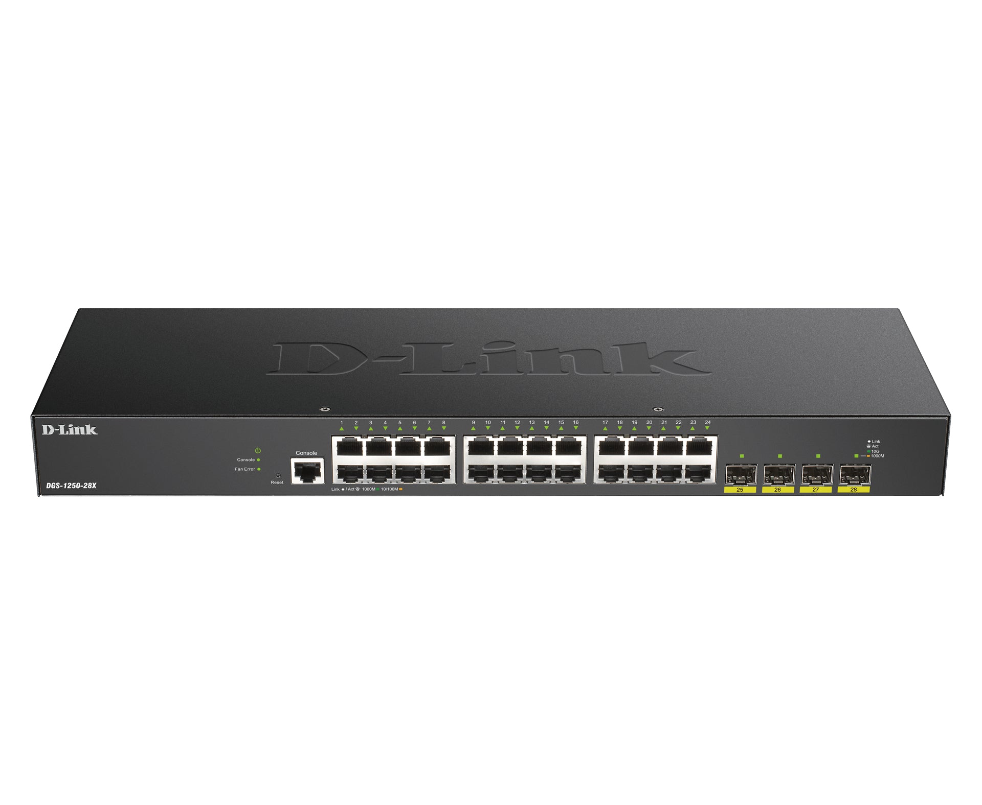 D-Link 24-port Gigabit Smart Managed Switch with 4x 10G SFP+ (DGS-1250-28X/E)