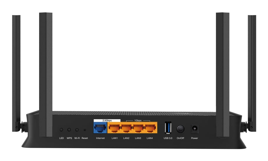 TP-Link Archer BE230 wireless router 2.5 Gigabit Ethernet Dual-band (2.4 GHz / 5 GHz) Black (ARCHER BE230)