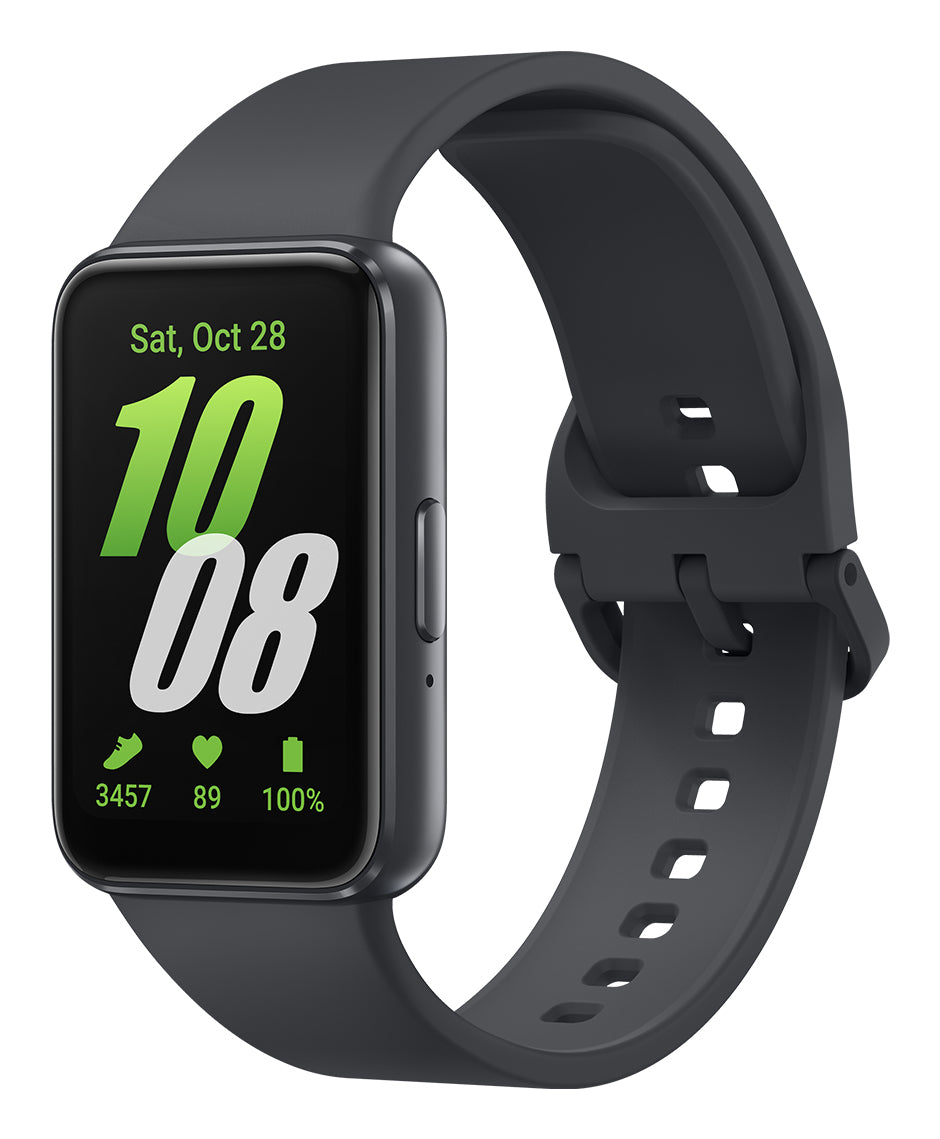 Samsung Galaxy Fit3 4.06 cm (1.6") AMOLED 40 mm Digital 256 x 402 pixels Touchscreen Grey (SM-R390NZAAEUE)