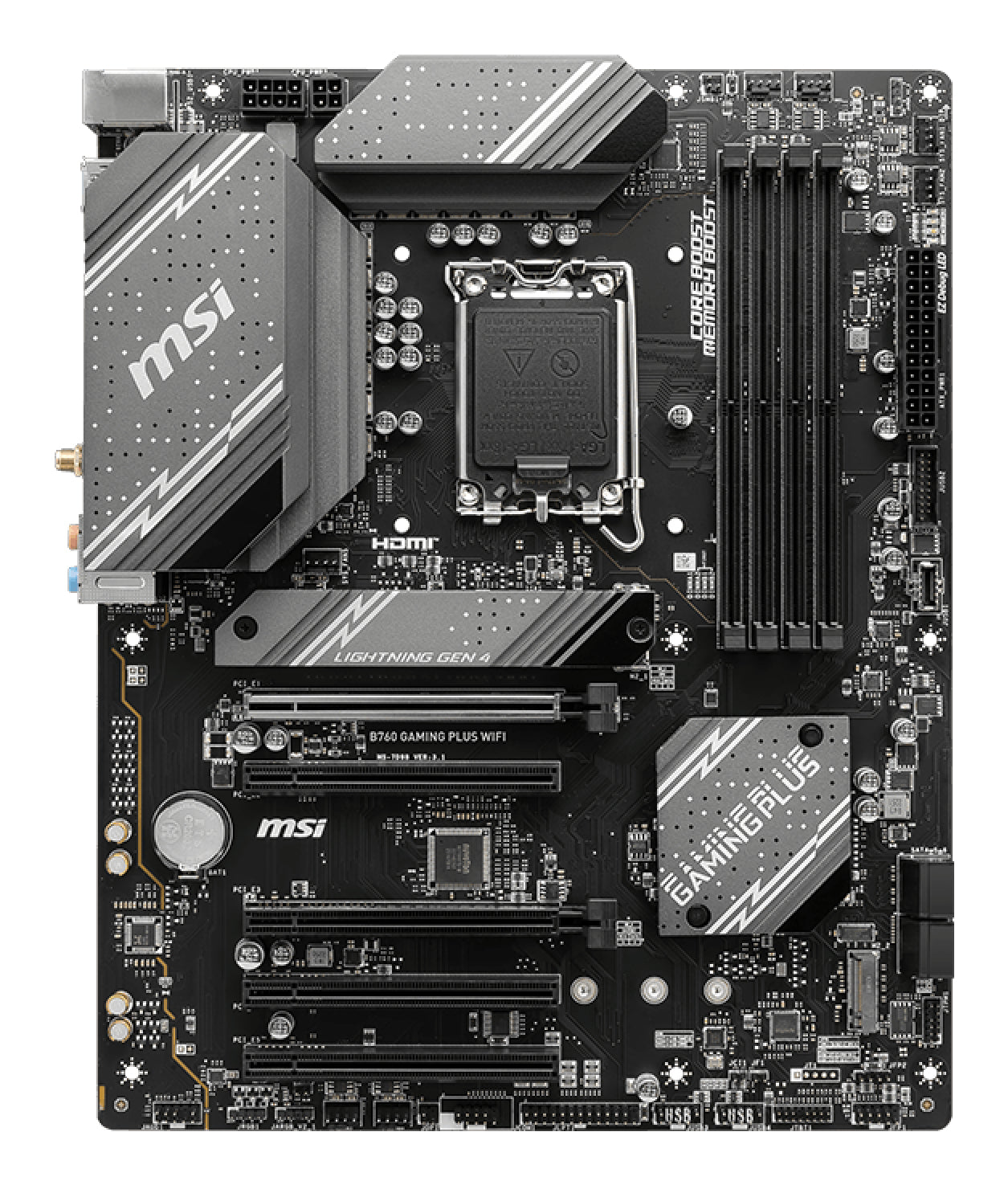 MSI B760 GAMING PLUS WIFI motherboard Intel B760 LGA 1700 ATX (7D98-007R)
