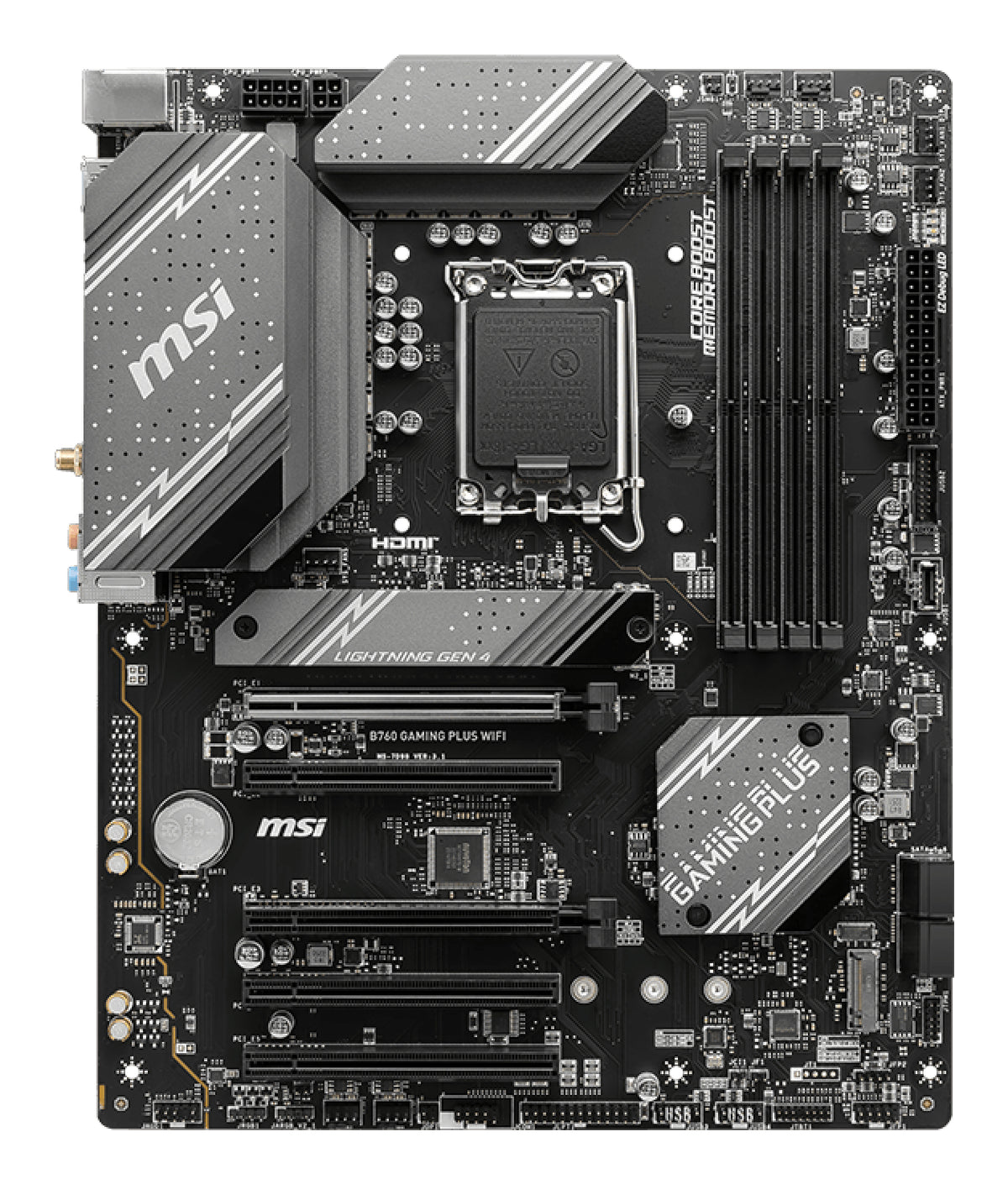 MSI B760 GAMING PLUS WIFI motherboard Intel B760 LGA 1700 ATX (7D98-007R)