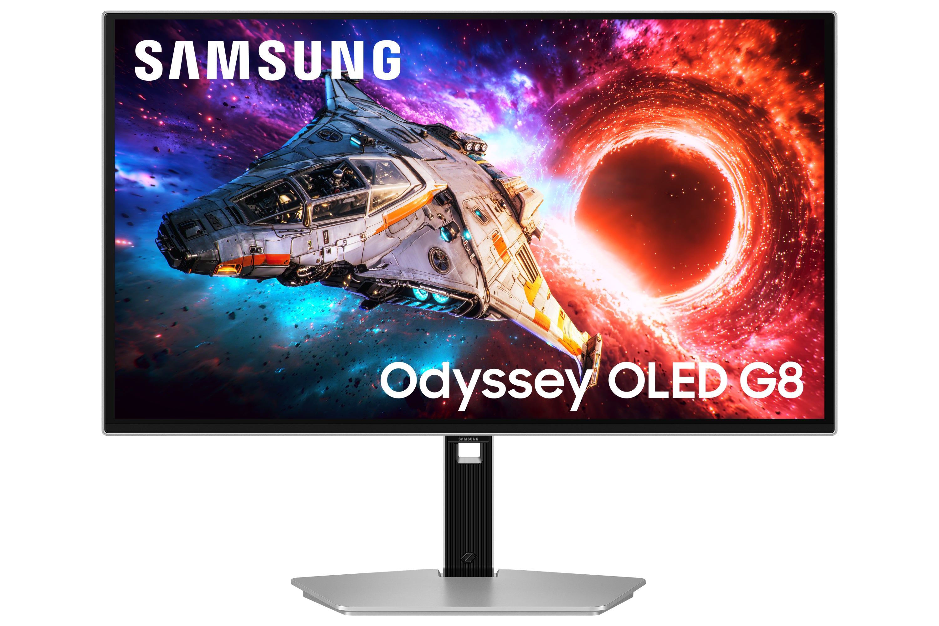 Samsung G80SH computer monitor 68.6 cm (27") 3840 x 2160 pixels 4K Ultra HD OLED Silver (LS27HG800SUXEN)