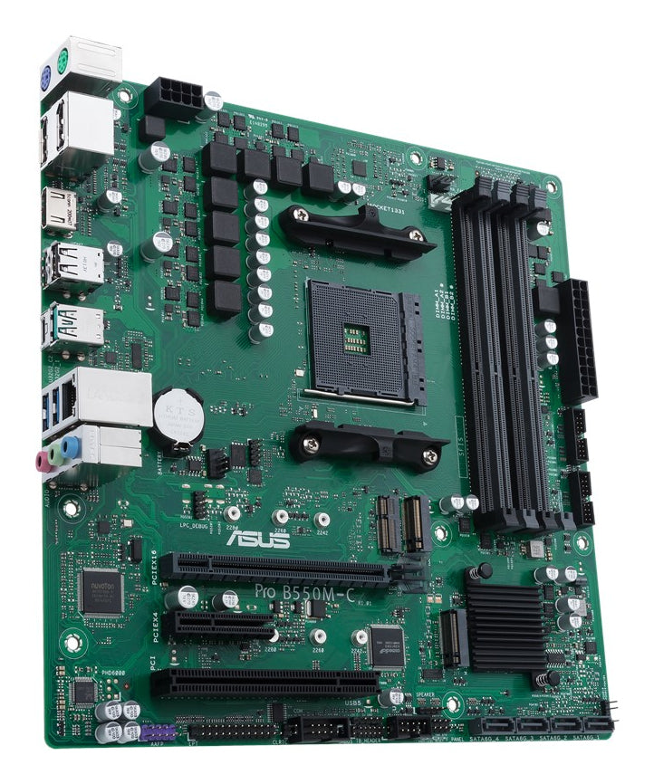 ASUS PRO B550M-C/CSM AMD B550 Socket AM4 micro ATX (90MB15Q0-M0EAYC)