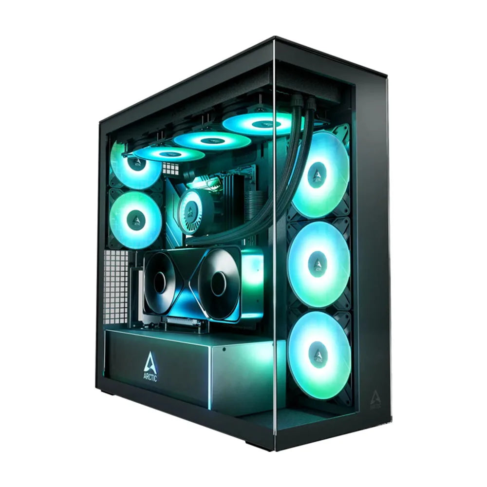 Kućište Arctic Xtender VG (black, clear glass)