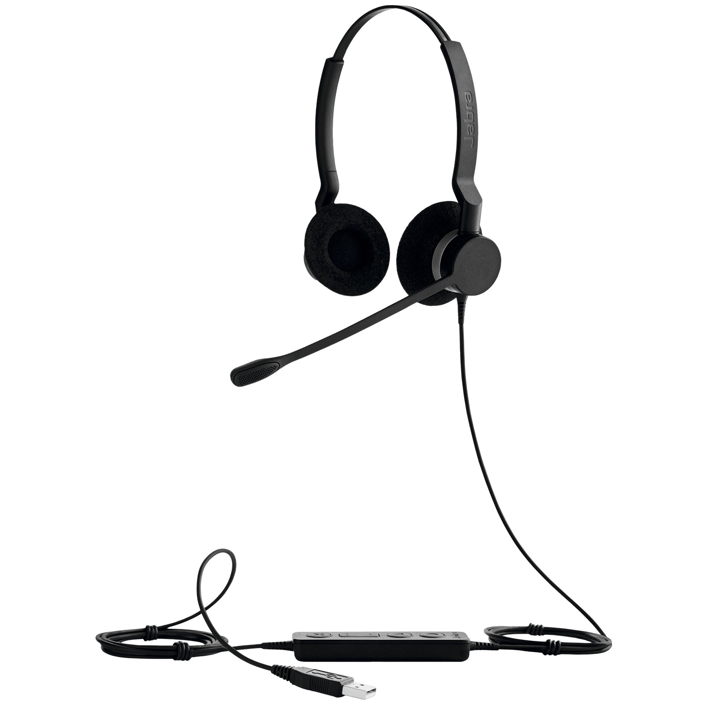 Jabra BIZ 2300 Duo USB-A MS NC (2399-823-109) Black