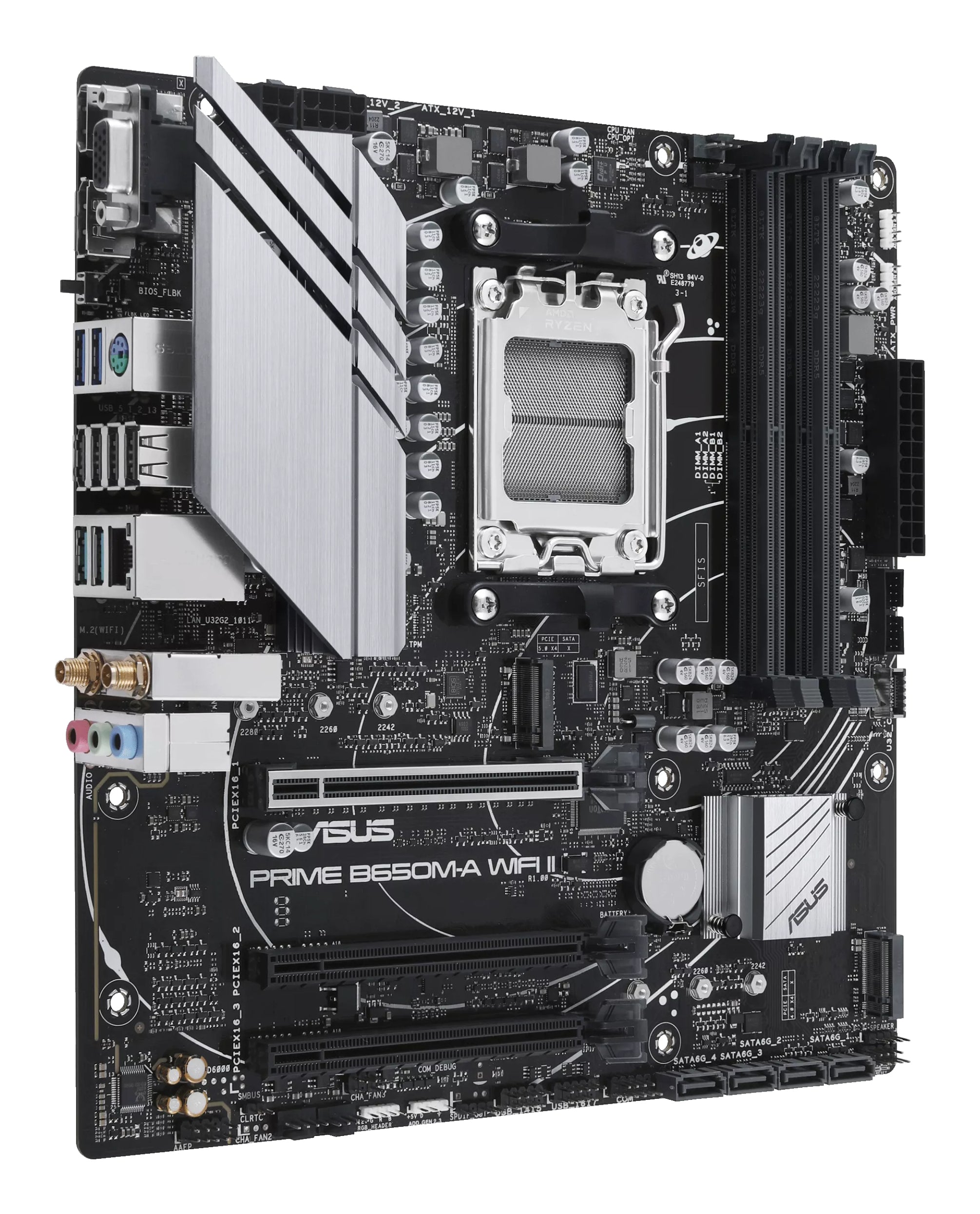 ASUS PRIME B650M-A WIFI II AMD B650 Socket AM5 micro ATX (90MB1EG0-M0EAY0)