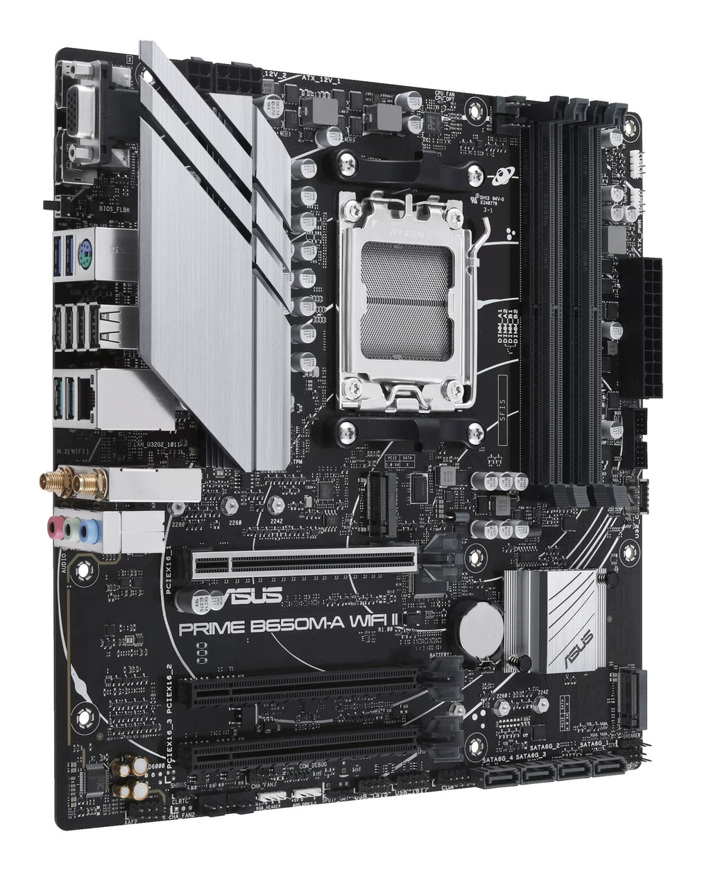 ASUS PRIME B650M-A WIFI II AMD B650 Socket AM5 micro ATX (90MB1EG0-M0EAY0)