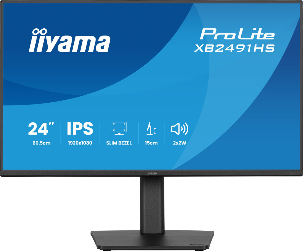 iiyama ProLite XB2491HS-B1 computer monitor 60.5 cm (23.8") 1920 x 1080 pixels Full HD LCD Black