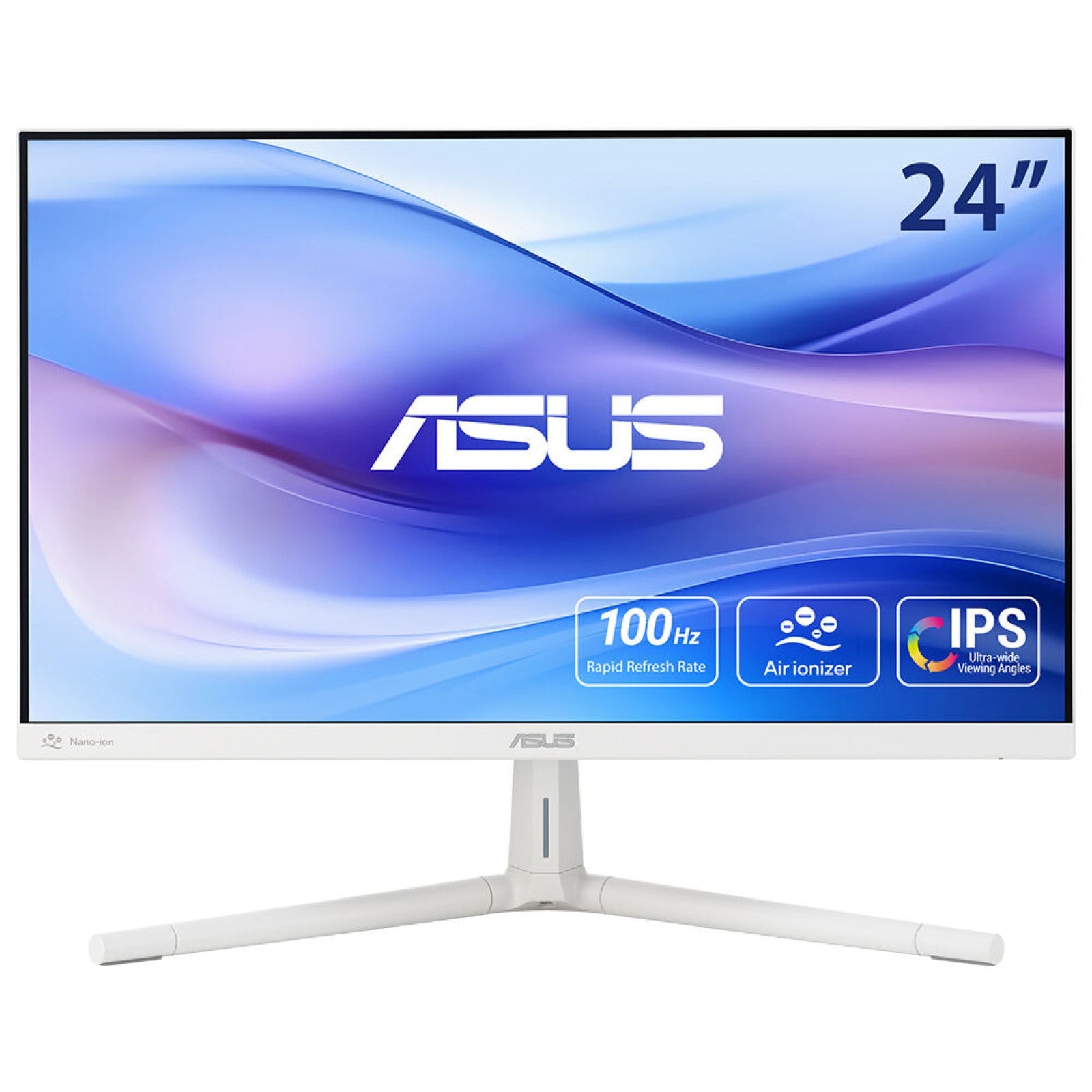 ASUS VU249HFI-W computer monitor 60.5 cm (23.8") 1920 x 1080 pixels Full HD LCD White (90LM09JT-B01K70)