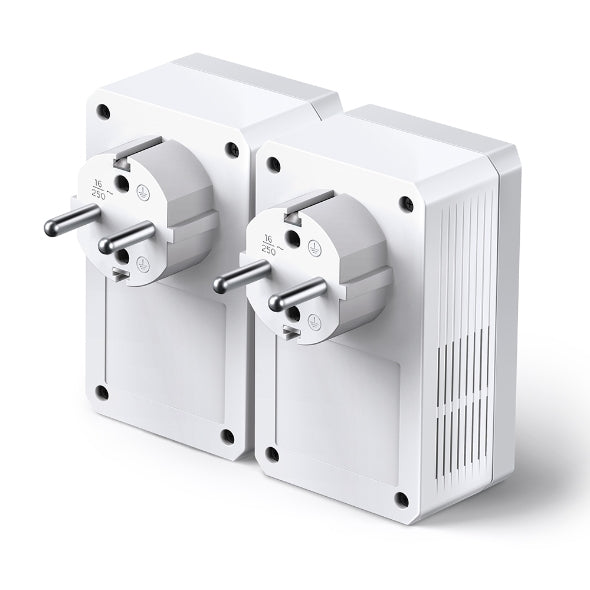 TP-Link Passthrough Powerline 600 Starter Kit, 1 Port (TL-PA4010P KIT)