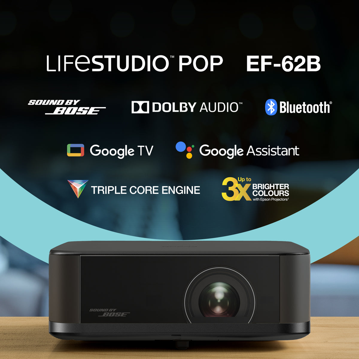 Epson Lifestudio Pop Plus — EF-62B Metallic Black (V11HB73140)