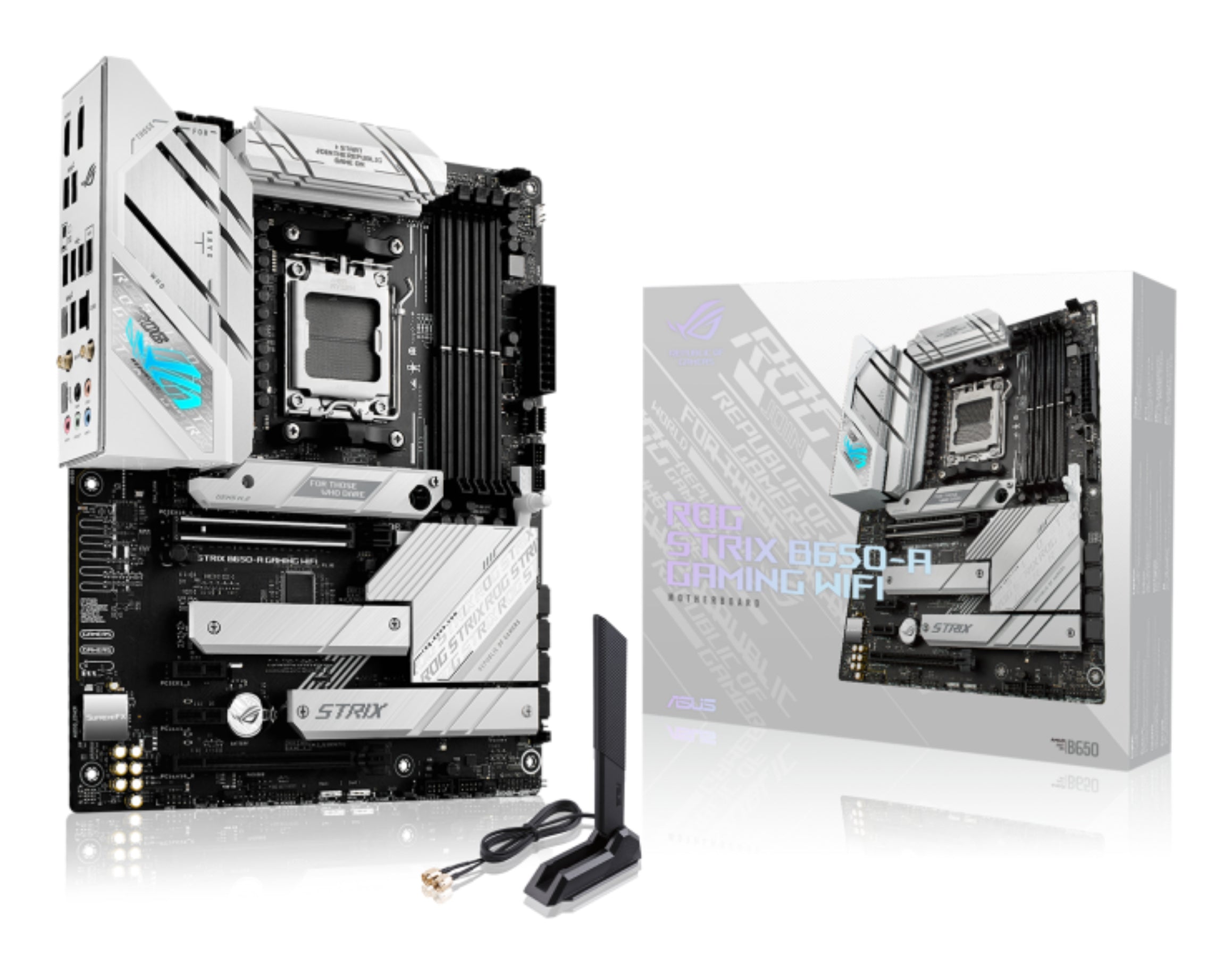 ASUS ROG STRIX B650-A GAMING WIFI AMD B650 Socket AM5 ATX (90MB1BP0-M0EAY0)