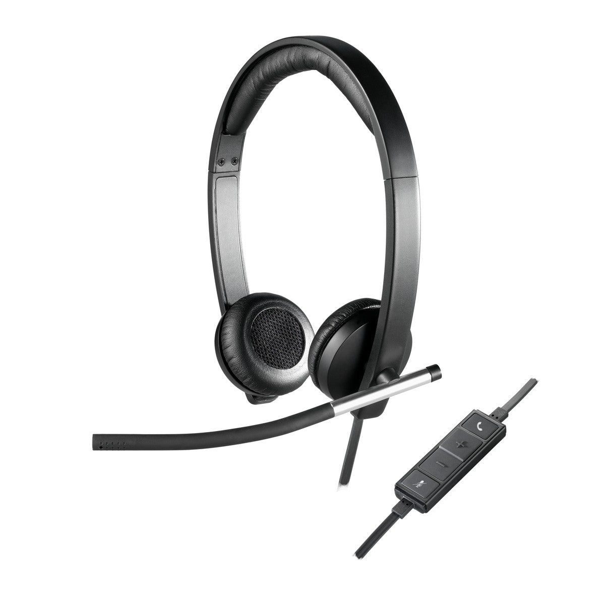 Logitech H650e Headset Black Silver