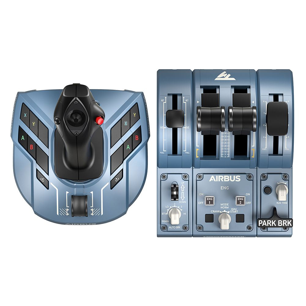 Thrustmaster TCA Captain Pack X Airbus Edition Black, Blue USB Joystick + engine control lever Analogue / Digital PC, Xbox Series S, Xbox Series X