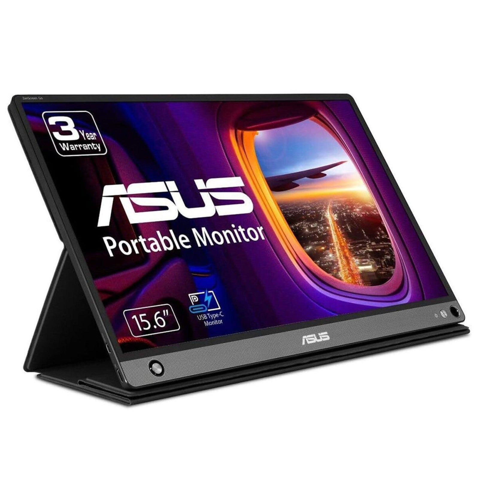 ASUS ZenScreen MB16AHP computer monitor 39.6 cm (15.6") 1920 x 1080 pixels Full HD LED Black (90LM04T0-B01170)