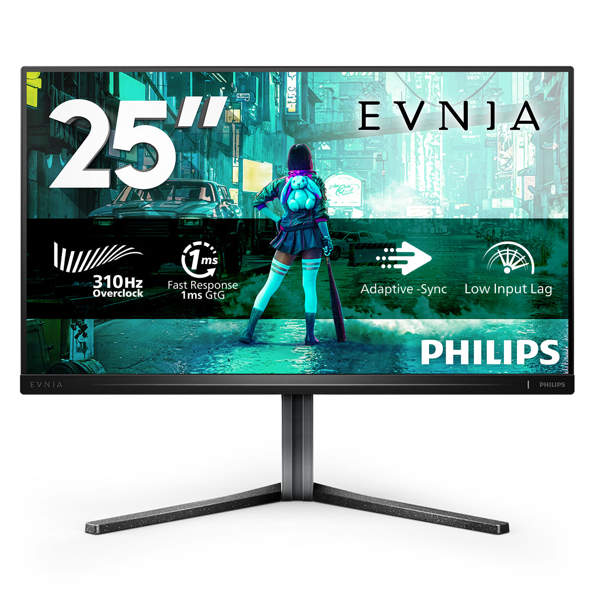 Philips Evnia 3000 25M2N3200U/00 computer monitor 62.2 cm (24.5") 1920 x 1080 pixels Full HD LCD Black
