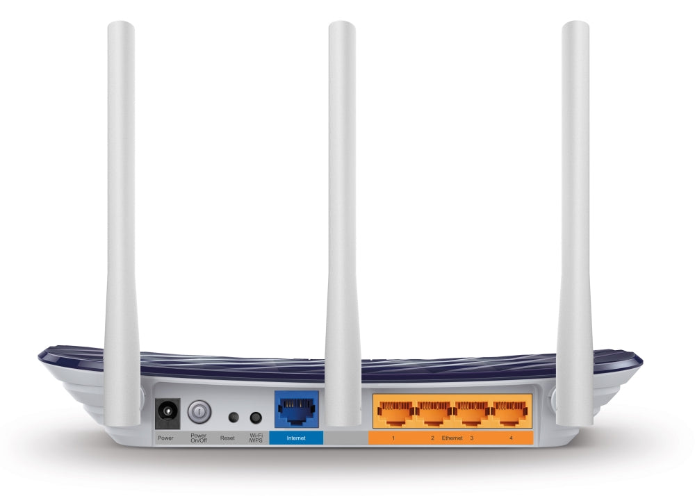 TP-Link AC750 wireless router Fast Ethernet Dual-band (2.4 GHz / 5 GHz) Black, White (ARCHER C20)