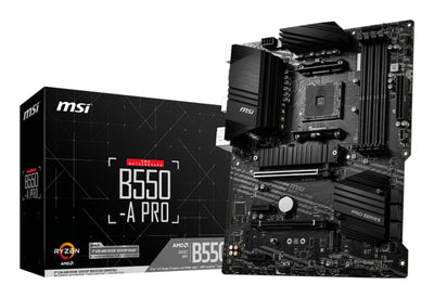 MSI B550-A PRO motherboard AMD B550 Socket AM4 ATX (7C56-002R)