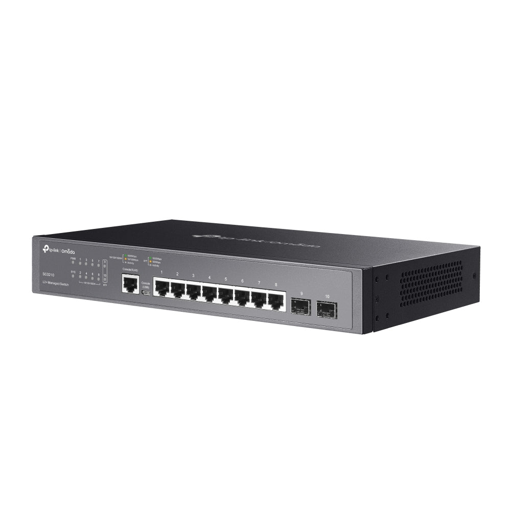 TP-Link Omada 8-Port Gigabit L2+ Managed Switch with 2 SFP Slots (TL-SG3210)