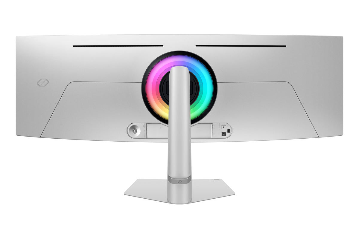 Samsung G93SD computer monitor 124.5 cm (49") 5120 x 1440 pixels Dual QHD OLED Silver (LS49DG934SUXEN)