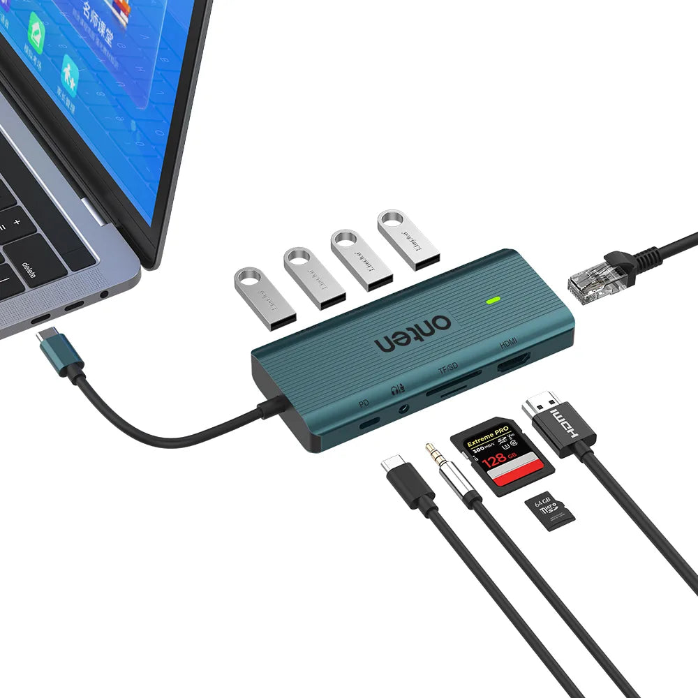 Multiport hub 10-in-1 Onten UC962
