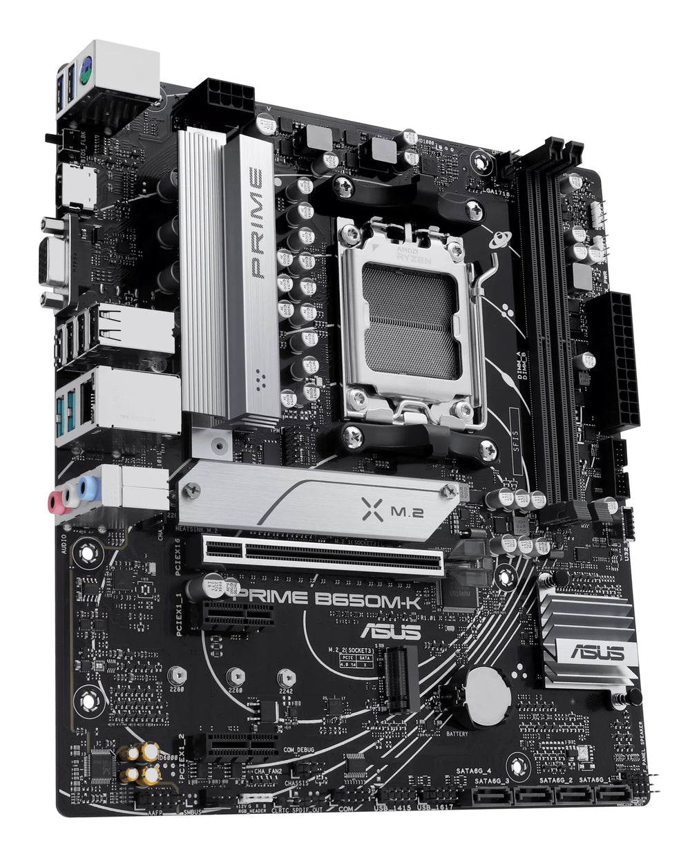 ASUS PRIME B650M-K AMD B650 Socket AM5 micro ATX (90MB1F60-M0EAY0)