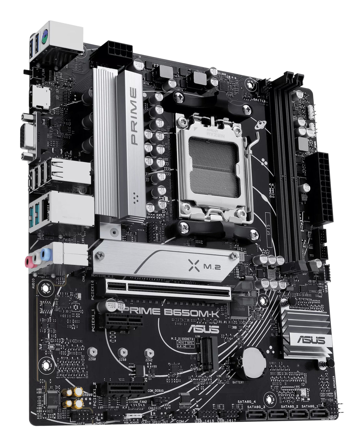 ASUS PRIME B650M-K AMD B650 Socket AM5 micro ATX (90MB1F60-M0EAY0)