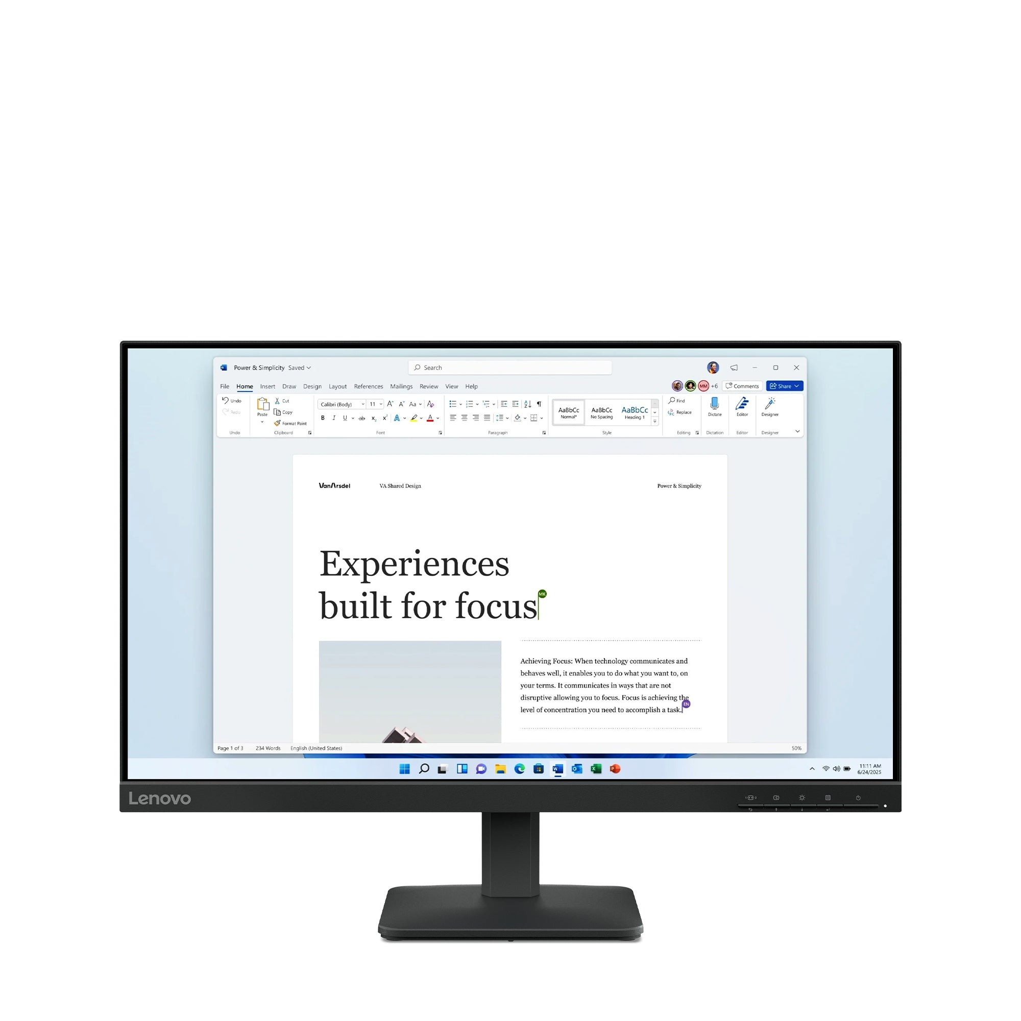 Lenovo L24-4e computer monitor 60.5 cm (23.8") 1920 x 1080 pixels Full HD LCD Black (68C2KAC1EU)