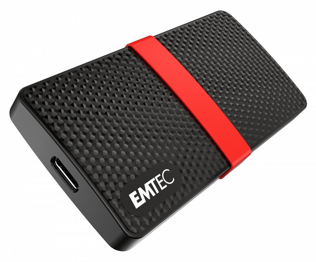 Emtec External SSD X200 1TB (ECSSD1TX200) Black, red XL