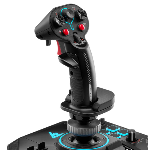 Thrustmaster Sol-R 4 HOTAS Black USB Joystick + engine control lever Analogue / Digital PC (2960945)