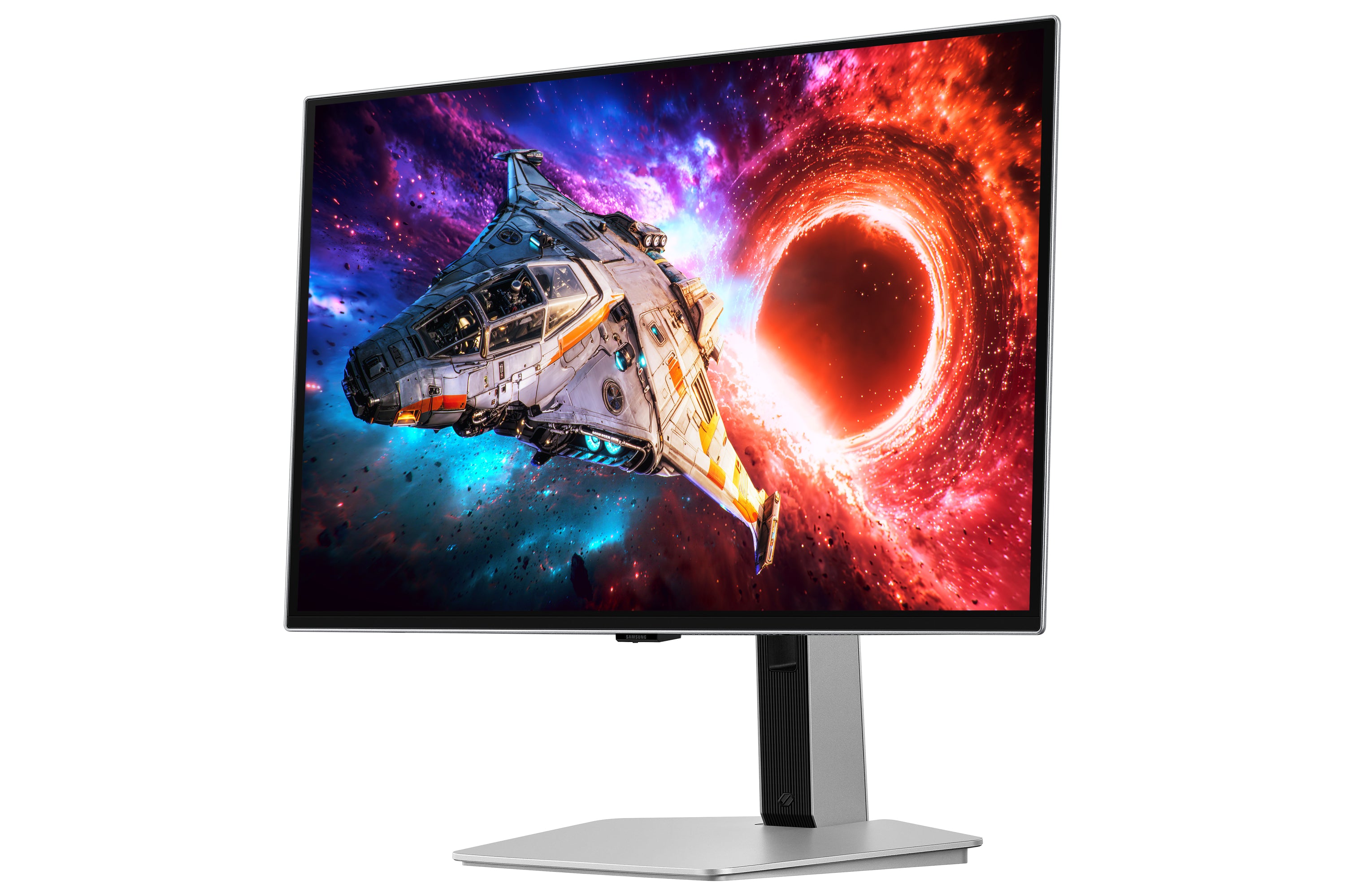 Samsung G80SH computer monitor 68.6 cm (27") 3840 x 2160 pixels 4K Ultra HD OLED Silver (LS27HG800SUXEN)