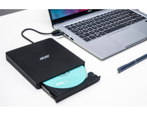 Acer Portable DVD Writer AXD001 optical disc drive DVD±RW Black (GP.ODD11.001)