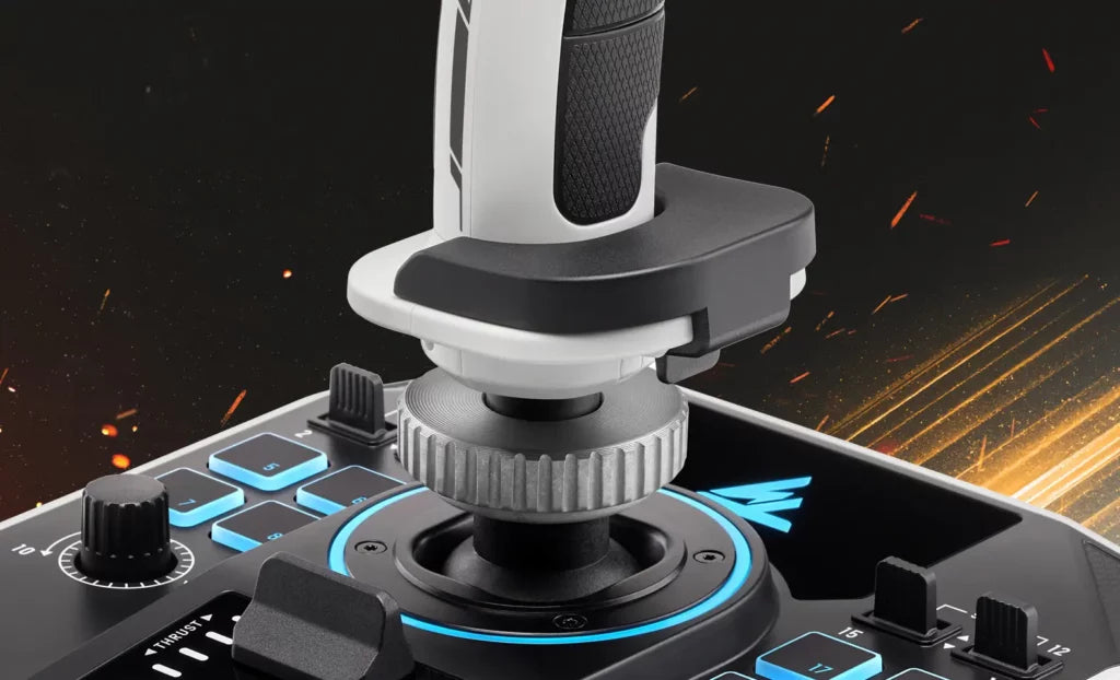 Thrustmaster Sol-R 1 Flightstick Black, White USB Analogue / Digital PC (2960920)