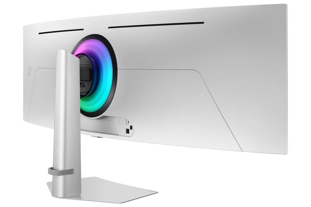 Samsung G93SD computer monitor 124.5 cm (49") 5120 x 1440 pixels Dual QHD OLED Silver (LS49DG934SUXEN)