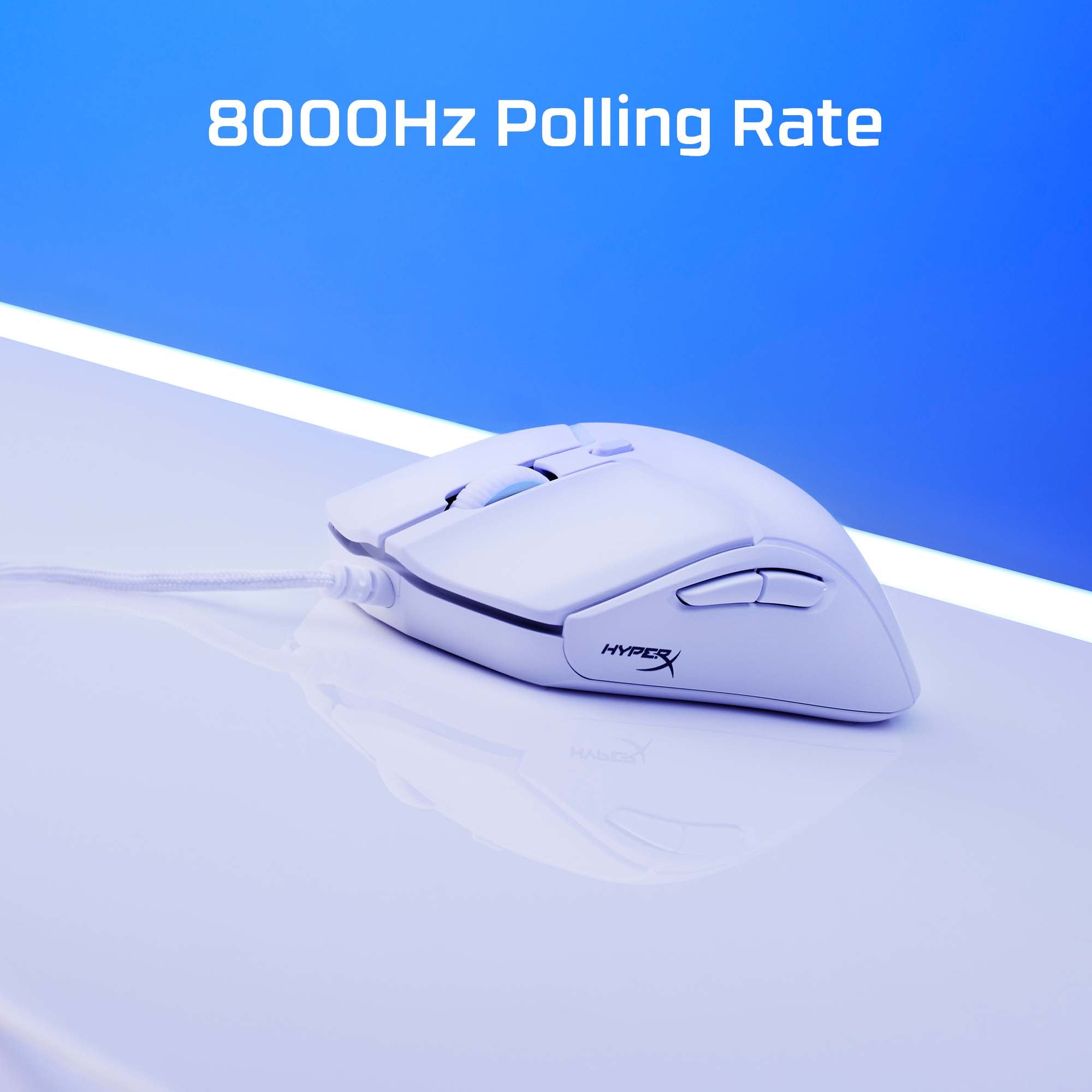 HyperX Pulsefire Haste 2 - Gaming Mouse (White) (6N0A8AA)