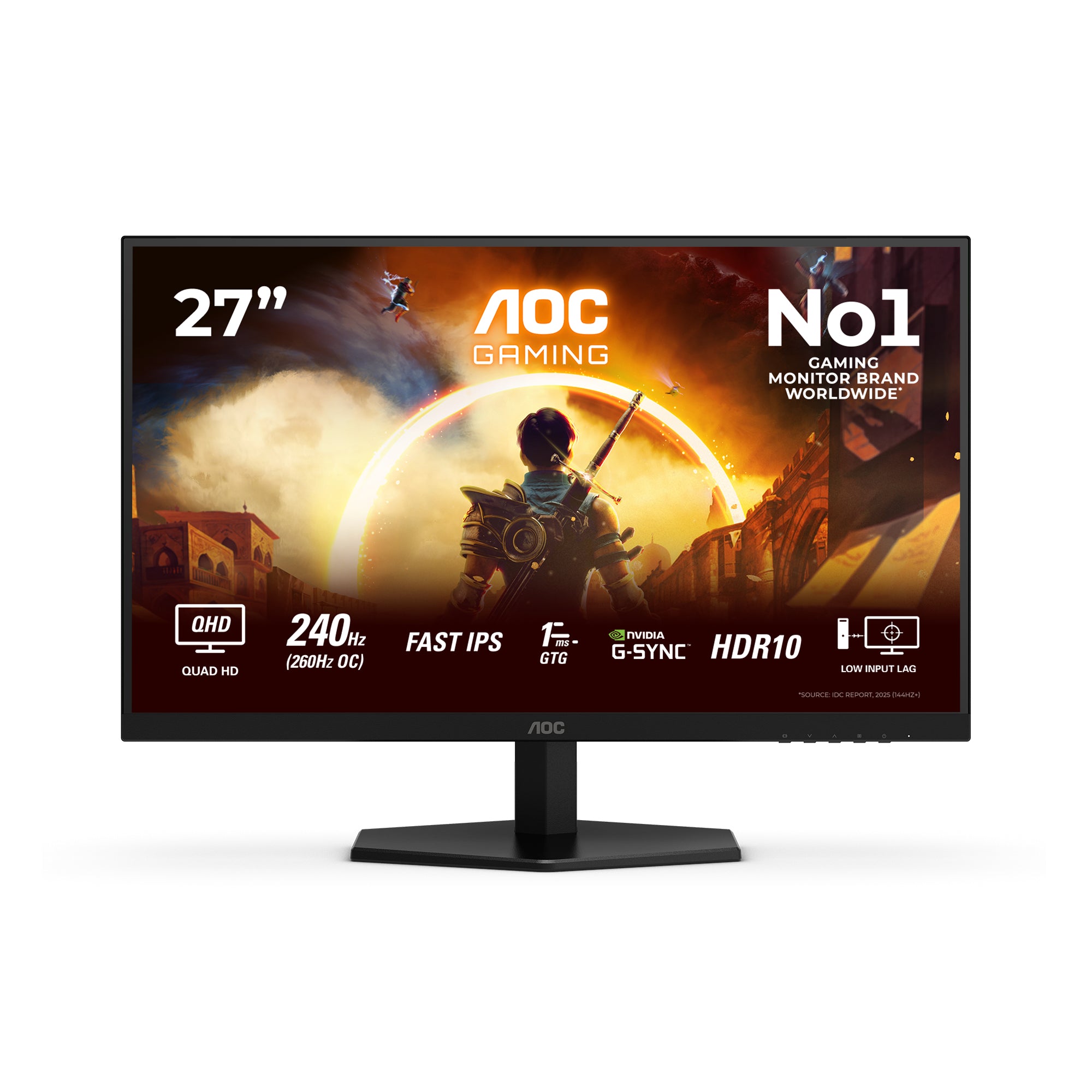 AOC G4 Q27G42ZE/69 computer monitor 68.6 cm (27") 2560 x 1440 pixels Black, Red