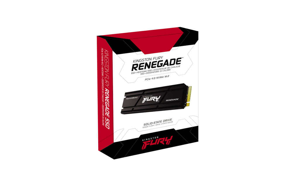 Kingston Technology 4000G RENEGADE PCIe 4.0 NVMe SSD W/ HEATSINK (SFYRDK/4000G)