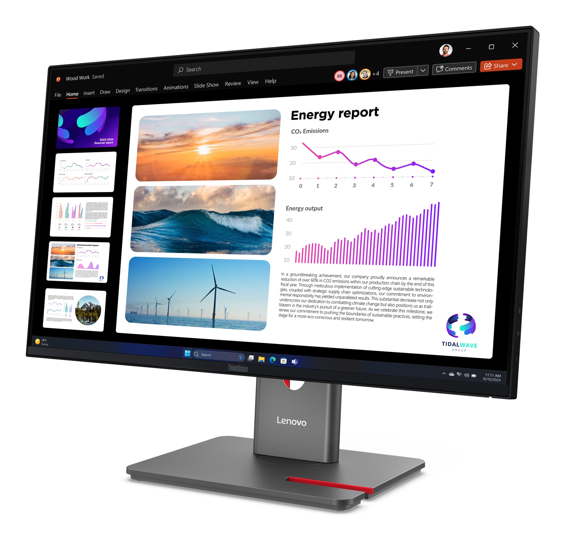 Lenovo ThinkVision P24Q-40 Monitor (64B2GAT1EU)