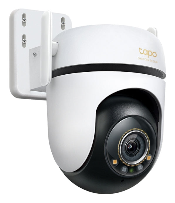TP-Link Outdoor Pan/Tilt Security Wi-Fi Camera SPEC: 3K 5MP (2880x1620), 2.4 GHz, 2 × External Antennas, 1 × Ethernet Port, Horizontal 360º