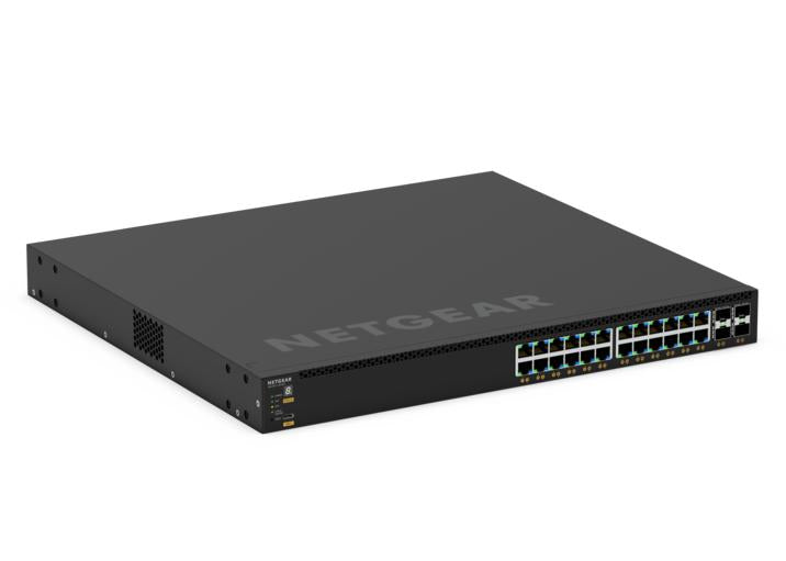 NETGEAR GSM4328 Managed L3 Gigabit Ethernet (10/100/1000) Power over Ethernet (PoE) 1U Black (GSM4328-100NES)