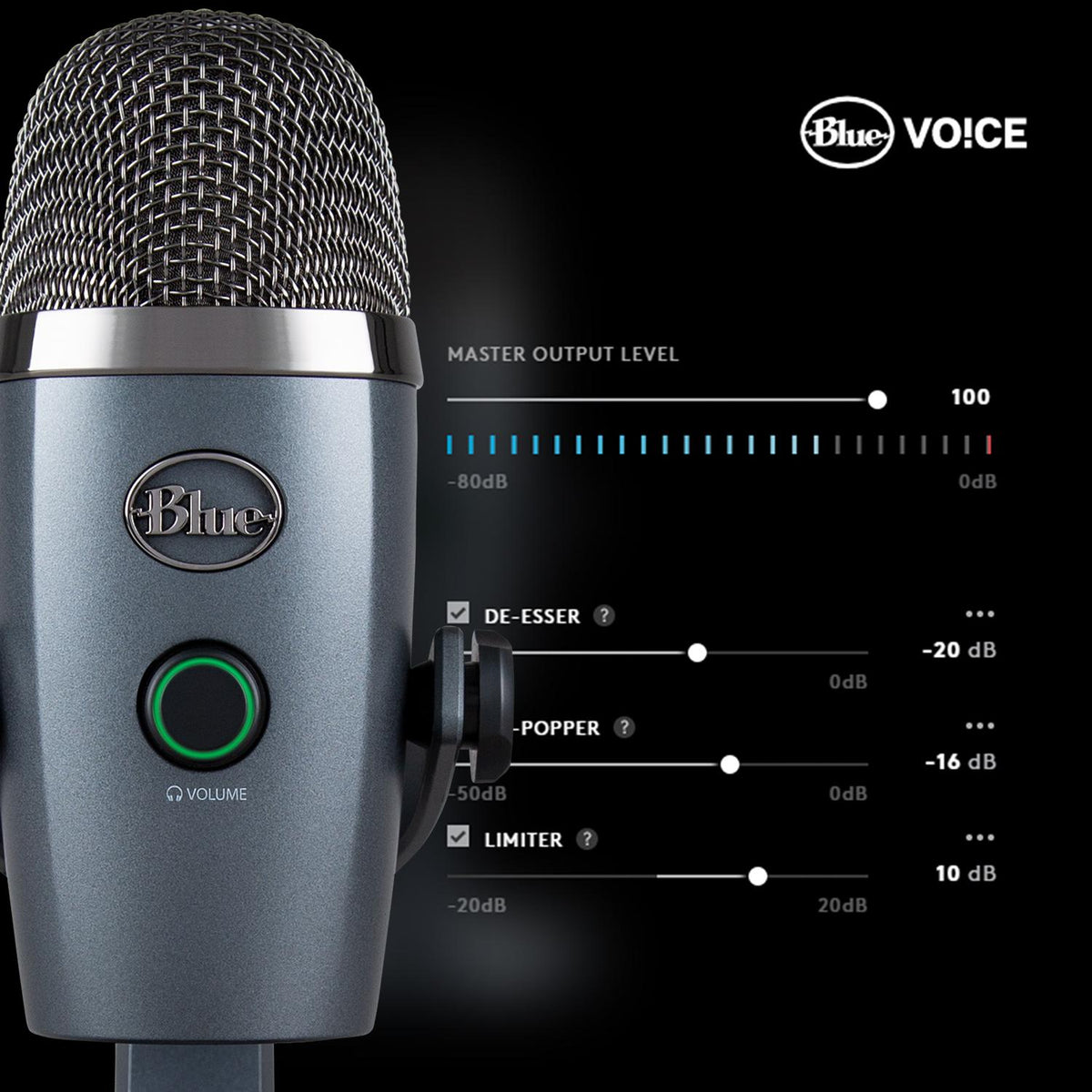 Logitech Microphone Yeti Nano (988-000401) Black