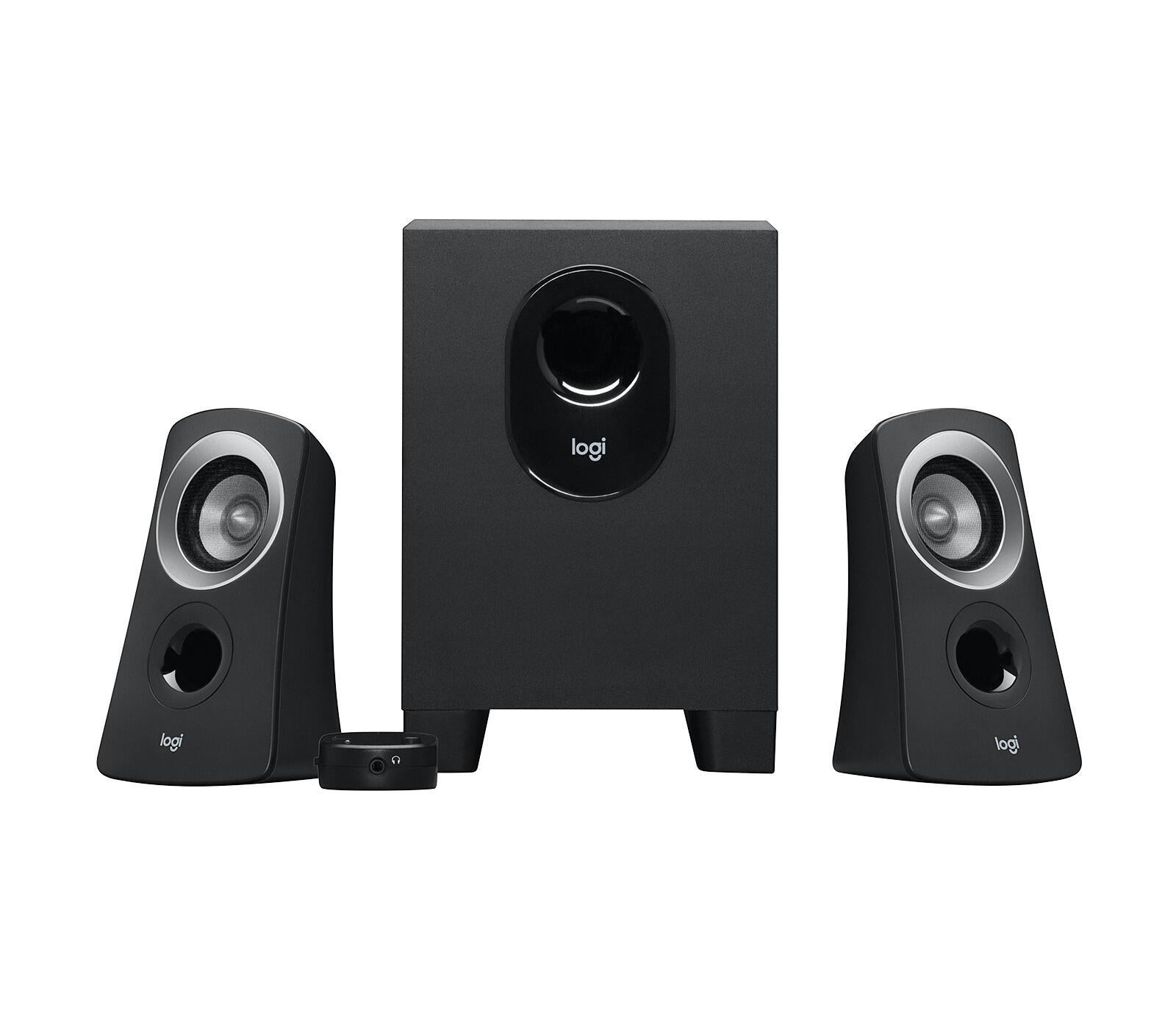 Logitech Z313 2.1 Speaker System Black