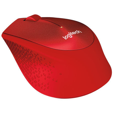 Logitech Mouse M330 Silent Plus Red