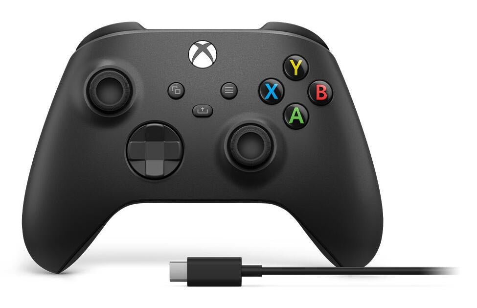 Microsoft Controller Xbox Wireless mit Kabel (EP2-29944) Black Multipack