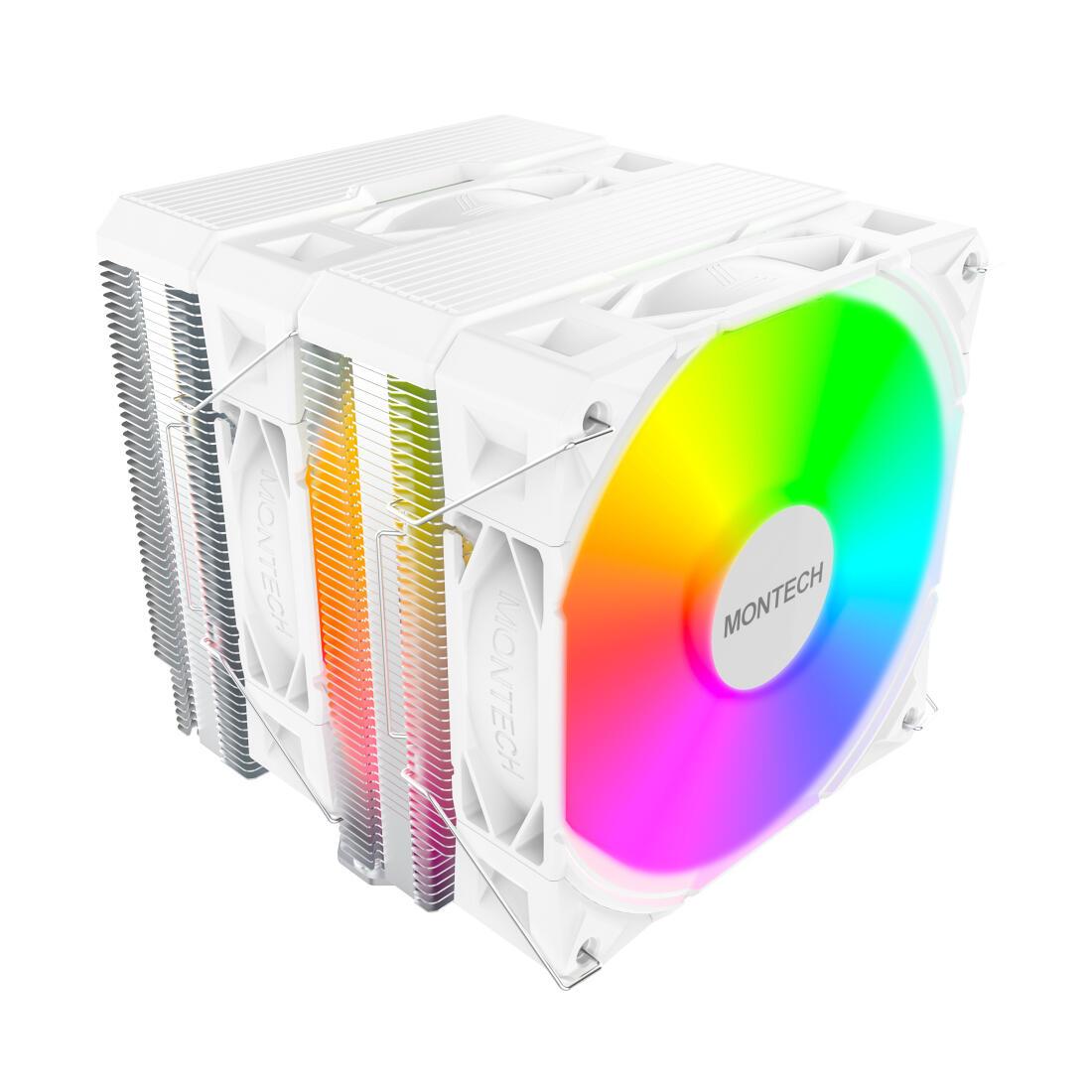 Montech CPU cooler NX600 ARGB (NX600) ARGB (W) White